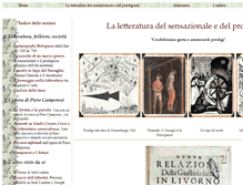 Tablet Screenshot of letteratura-meraviglioso.it